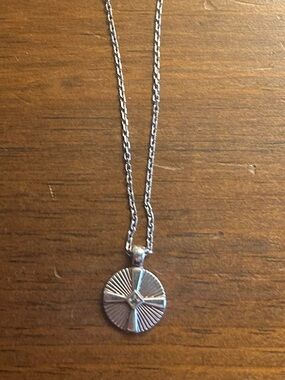 Brighton cross disc necklace